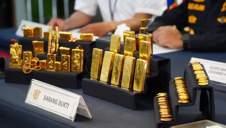 Bea Cukai Gagalkan Ekspor Ilegal 29 Kg Emas Senilai Rp73,3 Miliar, Modus Disembunyikan di Tubuh hingga Stabilizer emas ilegal