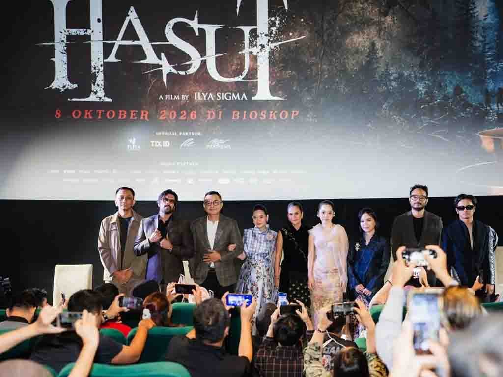Film Horor-Misteri Hasut Siap Menguji Kepercayaan Penonton Suasana press screening film Hasut. (Foto: Istimewa)