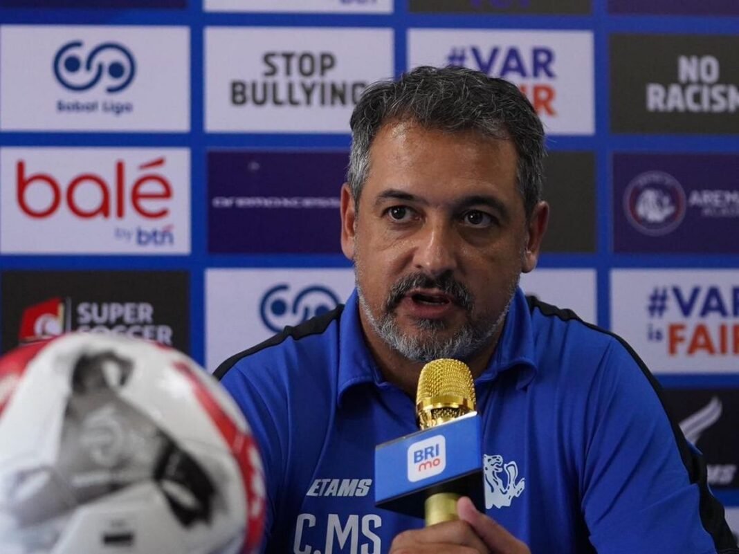 Jelang Lawan PSM Makassar, Pelatih Arema FC Akui Juku Eja Lebih Kuat Pelatih Arema FC, Marcos Santos