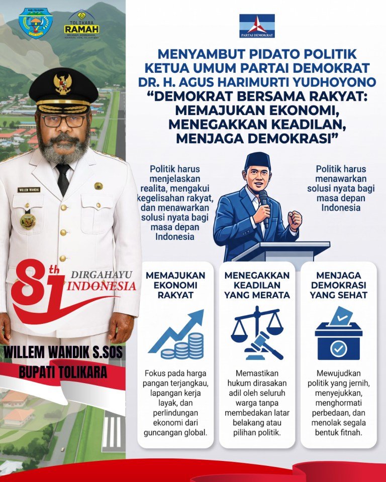 Menyambut Pidato Politik Ketua Umum Partai Demokrat Dr. H. Agus Harimurti Yudhoyono Menyambut Pidato Politik Ketua Umum Partai Demokrat Dr. H. Agus Harimurti Yudhoyono