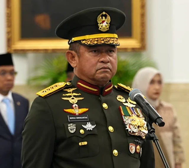 Maruli Simanjuntak dilantik jadi wakil Panglima TNI. (Foto: Satpres)