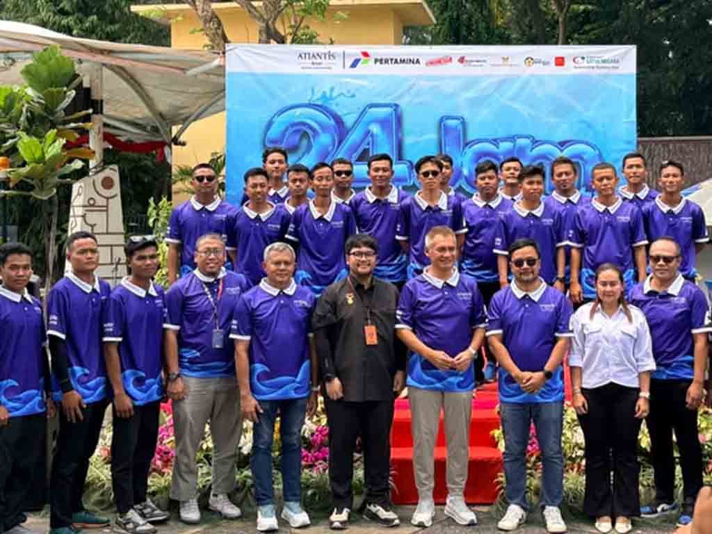 Peringati Hari Renang Sedunia 2026, Atlantis Ancol Gelar Estafet 24 Jam & Bentangkan Bendera MURI Atlantis Water Adventure Ancol rayakan Hari Renang Sedunia. (Foto: Istimewa)