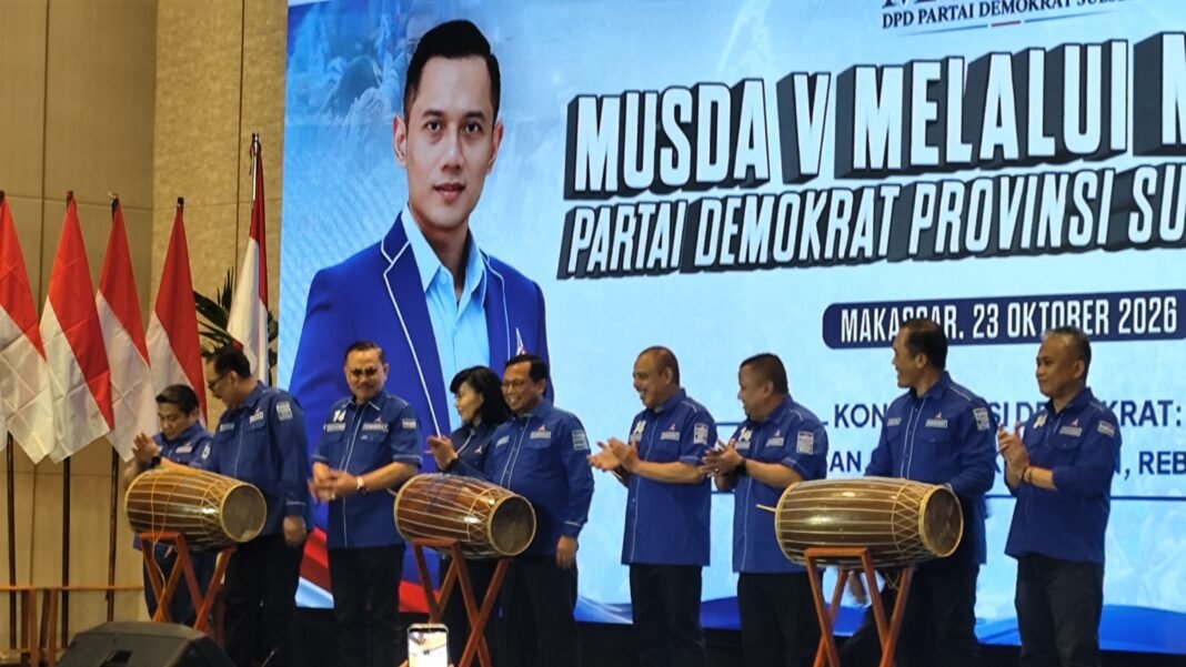Calon Tunggal Ketua Demokrat Sulsel, AHY Sambut Appi: Welcome to The Club Calon Tunggal Ketua Demokrat Sulsel, AHY Sambut Appi: Welcome to The Club