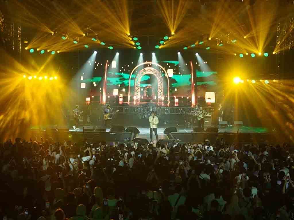 Tiga Dekade Berkarya, Konser Puncak UNGU Waktu Yang Dinanti Sukses Digelar di Jakarta Dokumentasi Konser UNGU 30 Tahun. (Foto: Istimewa)
