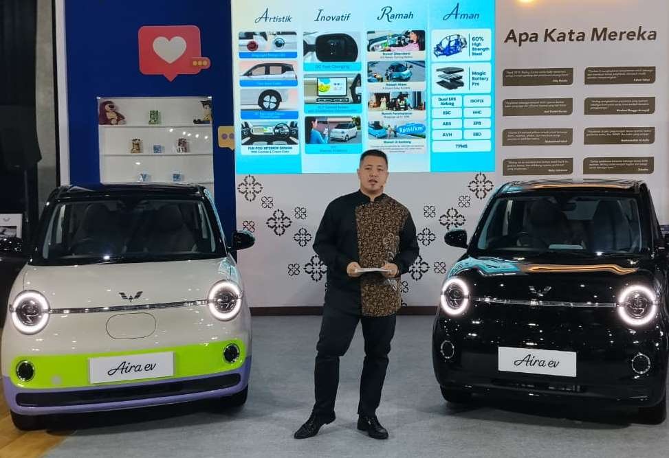 Wuling Unjuk Gigi di GIIAS Makassar 2026: Bawa Tiga Mobil Listrik hingga Edisi Spesial Disney Wuling hadirkan tiga kendaraan ramah lingkungannya Aira ev, Darion, dan Eksion pada ajang GAIKINDO Indonesia International Auto Show (GIIAS) Makassar 2026. (Foto: OPSI?Rio)