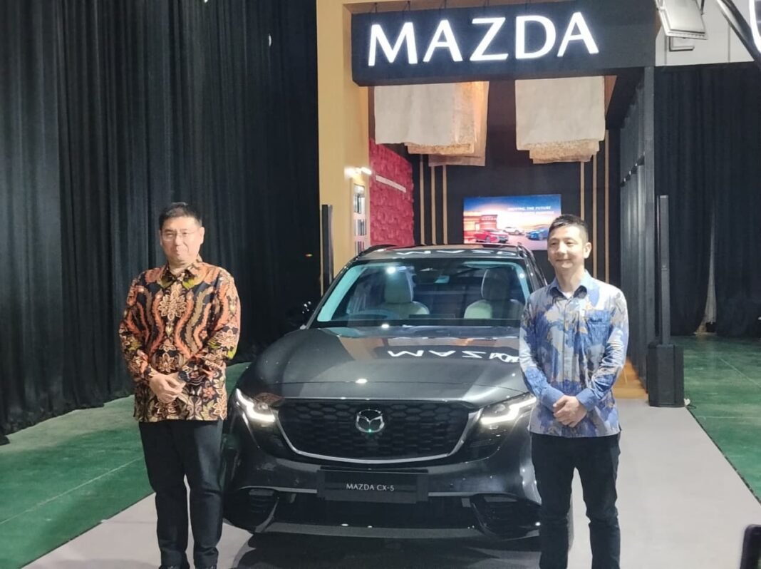 Mazda Debut di GIIAS Makassar 2026, Tawarkan Promo hingga Rp100 Juta PT Eurokars Motor Indonesia (EMI), APM Mazda di Indonesia, untuk pertama kalinya hadir di GIIAS Makassar 2026. (Foto: Opsi/Rio)